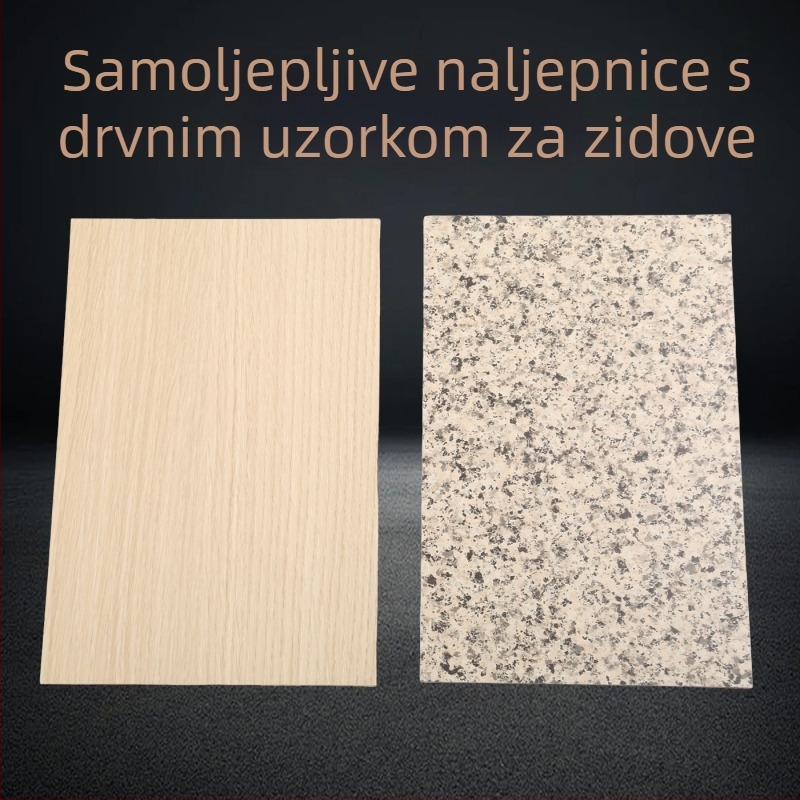 Kvadratni dekorativni zidni panel s drvenim uzorkom – aluminij-plastični panel s PE premazom, za vanjnu upotrebu