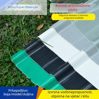 FRP krova pločica - vlaknasto staklena smola, poliesterska antikorozija, vatrootporna krovna ploča