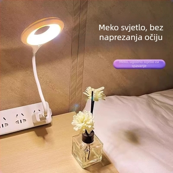 Noćna stolna lampica s glasovnim upravljanjem, napajanje iz utičnice, moderni minimalistički dizajn
