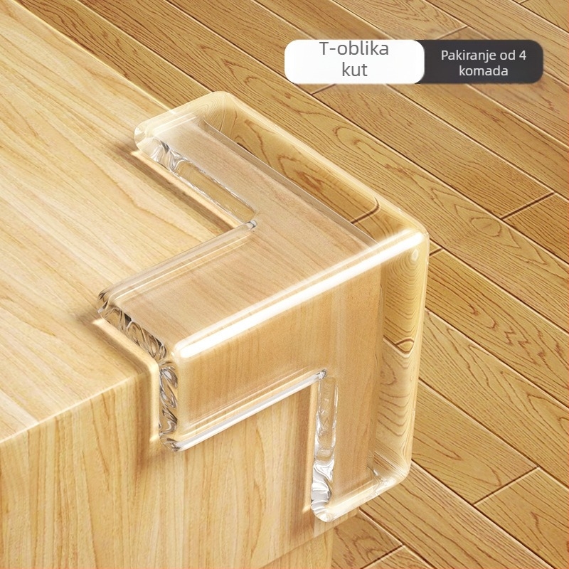 Zaštitnik kutova za dječji namještaj, pravokutnog oblika, model 526526, pakiranje 5000, podrijetlo: Kina