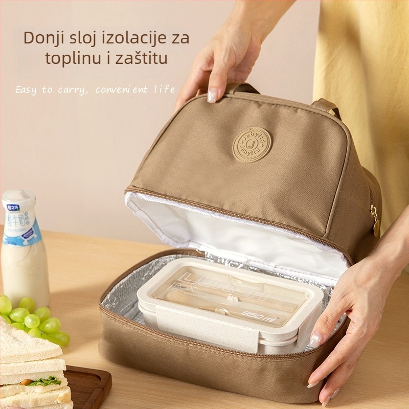 Izolirana torba za dojenje i ručak | Najlon | Kategorija: torba za hlađenje | Marka: Jie Yibang | Lansiranje: proljeće 2024