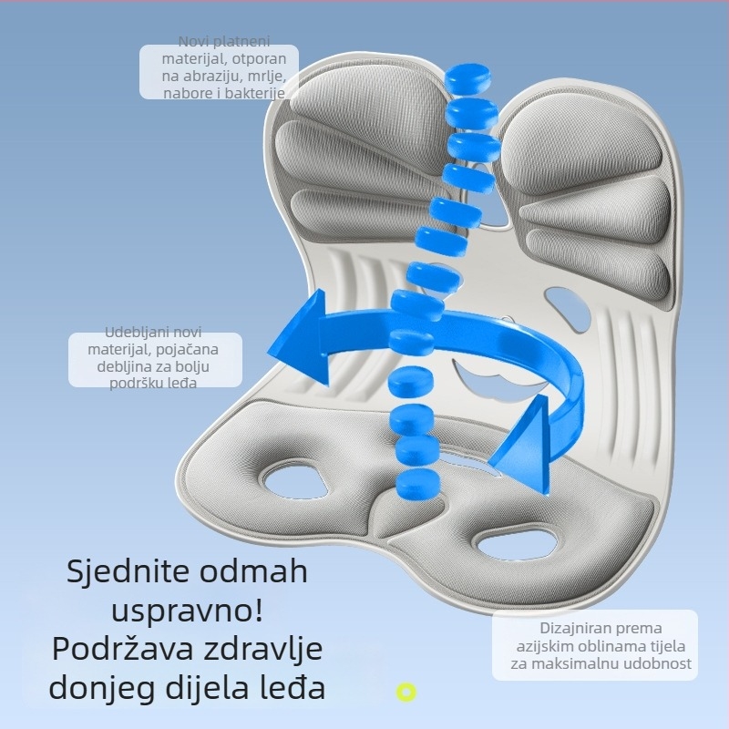 Jastuk za lumbalnu podršku za uredski stolac