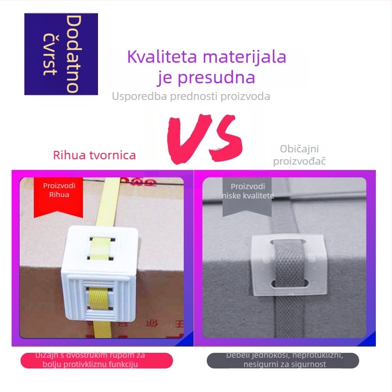 PP plastični kutni zaštitnici s protukliznim kopčama za industrijsko pakiranje — tipovi L20/L32, papirnati kutni zaštitnici 10 cm i 5 cm, čvrst stil 50 mm