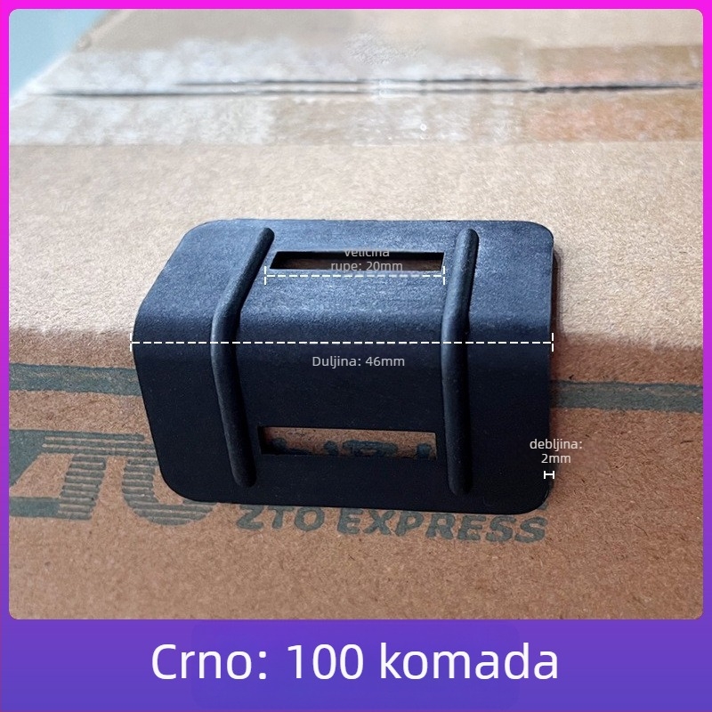 PP plastični kutni zaštitnici s protukliznim kopčama za industrijsko pakiranje — tipovi L20/L32, papirnati kutni zaštitnici 10 cm i 5 cm, čvrst stil 50 mm