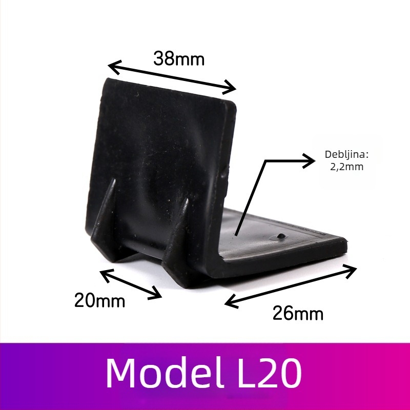 PP plastični kutni zaštitnici s protukliznim kopčama za industrijsko pakiranje — tipovi L20/L32, papirnati kutni zaštitnici 10 cm i 5 cm, čvrst stil 50 mm