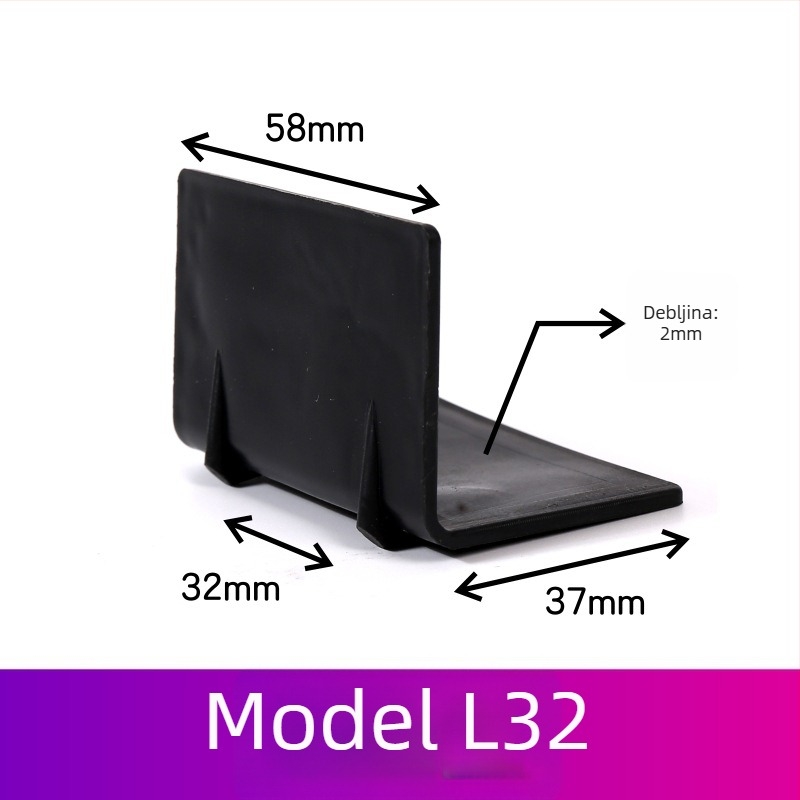 PP plastični kutni zaštitnici s protukliznim kopčama za industrijsko pakiranje — tipovi L20/L32, papirnati kutni zaštitnici 10 cm i 5 cm, čvrst stil 50 mm