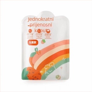 Dječje jednokratno prozirno PVC kišno pončo, potpuno pokriće, klasični stil