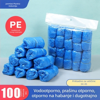 Jednokratne navlake za cipele, za unutarnju upotrebu, s anti-slip i otpornošću na habanje, od plastike PE/polietilen