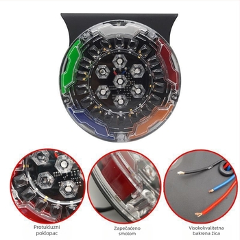 LED svjetlo za maglu za veliki kamion – 24V, LED izvor, 6000K, 50 000 h