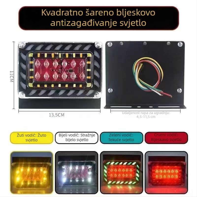 LED svjetlo za maglu za veliki kamion – 24V, LED izvor, 6000K, 50 000 h
