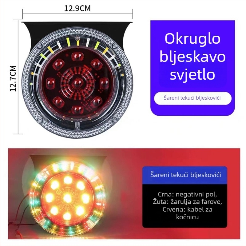 LED svjetlo za maglu za veliki kamion – 24V, LED izvor, 6000K, 50 000 h