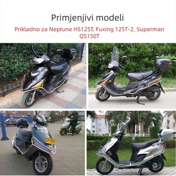 Set zaključavanja motocikla HS125T za Neptune – Mojielong, dugi stil, anti-klizna funkcija