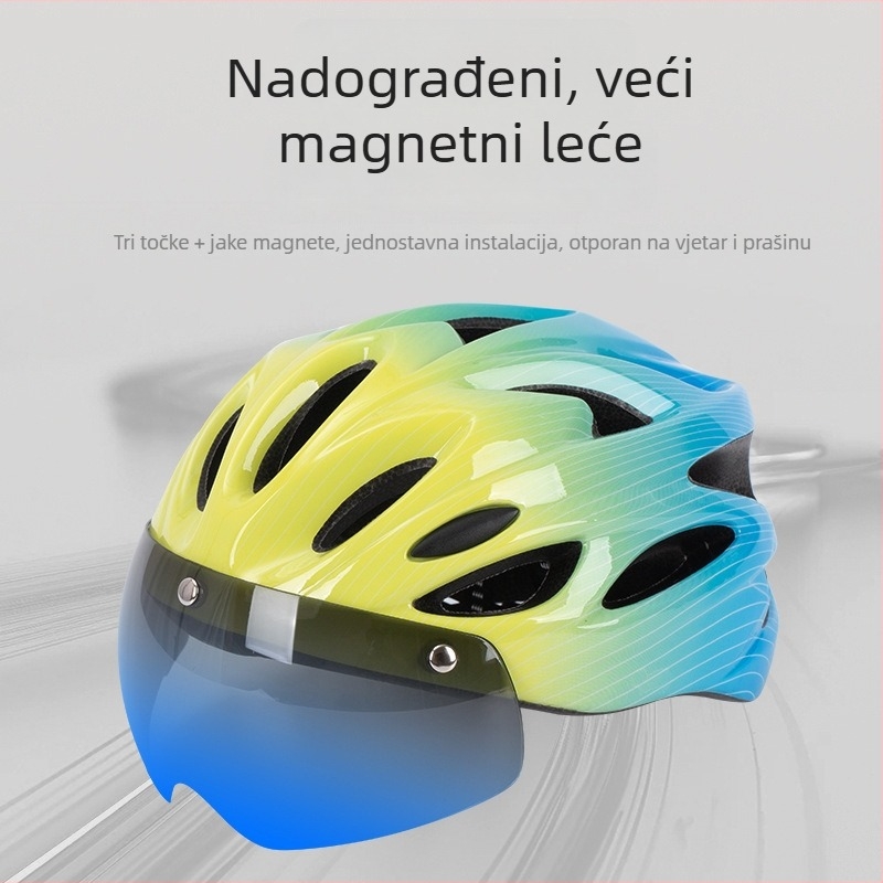 Dječja kaciga za bicikl, unisex, prozračna, ultralagana, gradijentski dizajn, PC+EPS