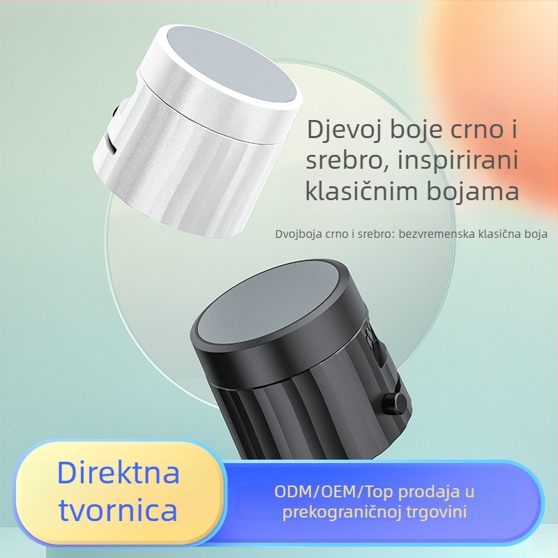 Bluetooth zvučnik s ugrađenom baterijom i magnetskim držačem za telefon – stolni usisni nosač, Bluetooth 5.3, domet 10 m, frekvencijski raspon 100 Hz–20 kHz