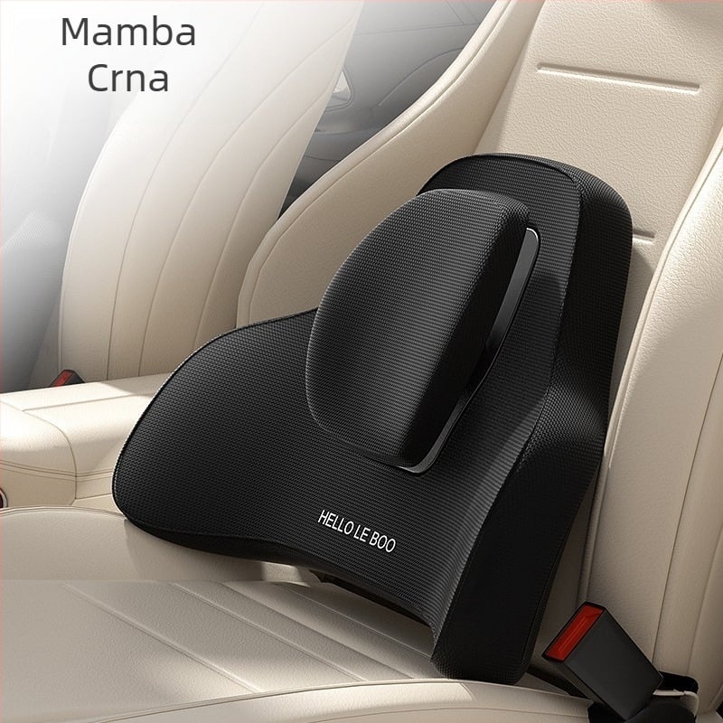 Jastučić za lumbalnu potporu automobila od memorijske pjene, podesiva potpora leđa, pogodna za auto, dom i ured, univerzalna kompatibilnost