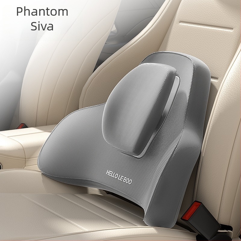 Jastučić za lumbalnu potporu automobila od memorijske pjene, podesiva potpora leđa, pogodna za auto, dom i ured, univerzalna kompatibilnost