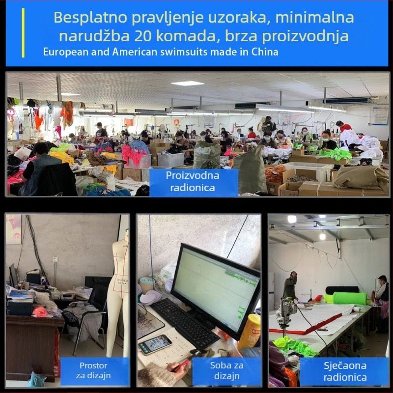 Ženski jednodijelni kupaći kostim s otiskom meduze, poliester-spandeks 82%, umetci za prsa, podstava od poliestera