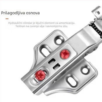 Izložbeni ormar s staklenim vratima u aluminijskom okviru i amortizirajućim šipkama — uzak aluminijski okvir, ploča od umjetne ploče; Broj artikla 456897808++46+489489