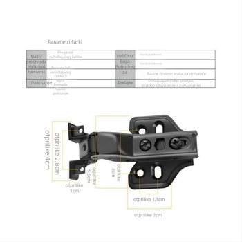 Izložbeni ormar s staklenim vratima u aluminijskom okviru i amortizirajućim šipkama — uzak aluminijski okvir, ploča od umjetne ploče; Broj artikla 456897808++46+489489