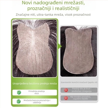 Mei Zhi Zhi GM911/GM9511 Nadomjestak za kosu od visokotemperaturnog svilenog materijala – ravno za žene