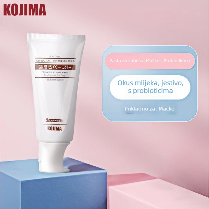 Set za njegu zubi kućnih ljubimaca: prstna četkica i vlažne maramice za mačke i pse (antibakterijski, svjež dah, uklanjanje mrlja, uklanjanje kamenca)