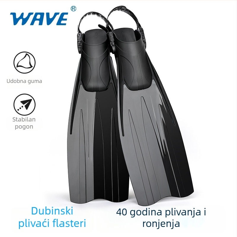 WAVE peraje za slobodno ronjenje – Materijal: TPR+PP; Marka: WAVE; Kategorija: Ostalo; Za duboko ronjenje