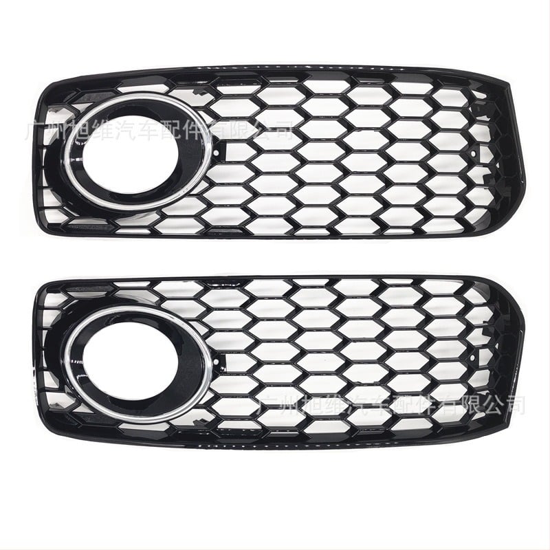 Okvir za svjetla za maglu i donja rešetka za Audi A5/S5/B8 RS5 S-Line dvostruko kupé — ABS plast, prilagođena obrada