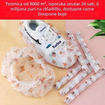 Jednokratne navlake za cipele od netkanog materijala, debljina 22 g, otporne na habanje, protuklizne, prilagodljive