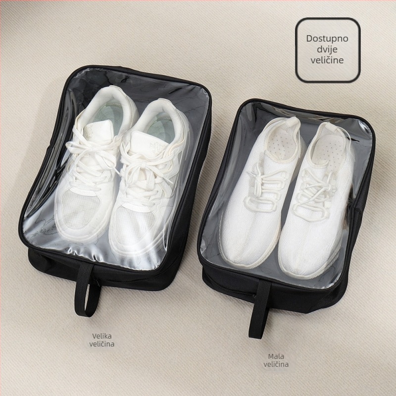 Prozirna torba za pohranu cipela, materijal Oxford/PVC, modern minimalistički stil, marka weekeight, 100 komada po kutiji