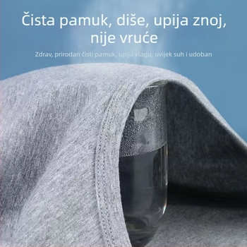 Muška pamučna vesta - 100% pamuk, jednobojni uzorak, sportski stil, ljeto 2021.