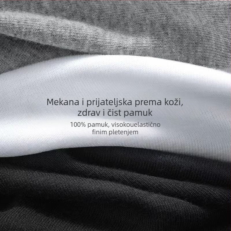 Muška pamučna vesta - 100% pamuk, jednobojni uzorak, sportski stil, ljeto 2021.