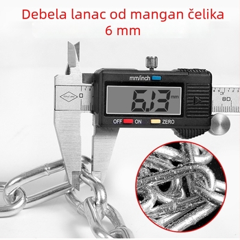 Petocifreni lanac za zaključavanje s kodom, od legirane čelične žice, 500 g, pogodna za bicikl, električno vozilo i motocikl