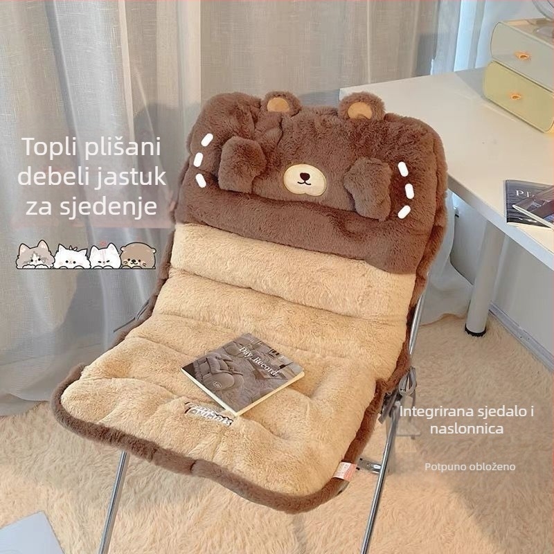 Jastuk za zagrljaj s potporom za leđa — pliš navlaka, PP pamuk punjenje, tkanina upletena, jednostavan moderan stil (Broj artikla: 4687469)