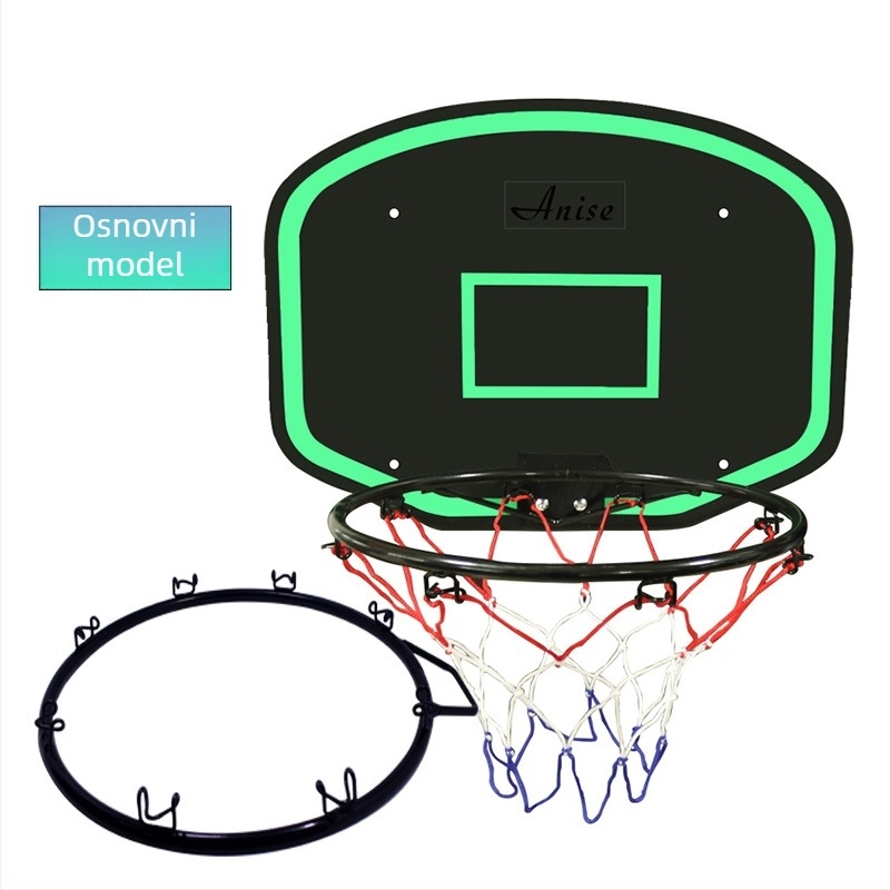 Stalak za koš za dječji trampolin — lijevano željezo, 3 kg, okvir i koš