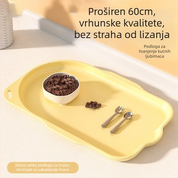 Plastična podloga za hranjenje mačaka – plastični alat za hranjenje kućnih ljubimaca, 100 komada po kutiji