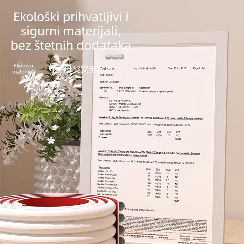 PVC šuplja zaštitna traka za rub stola, samolijepljiva, 200 setova