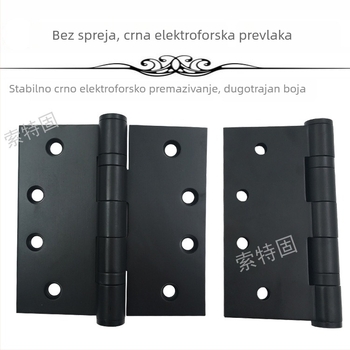 Šarka za drvena vrata od nehrđajućeg čelika — jednostavan stil, polirani + elektroplatirani površinski sloj, brend STG, nehrđajući čelik