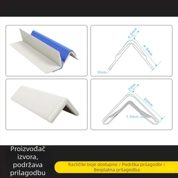 PVC plastični tvrdi kutni zaštitnik za zidove, pogodan za kućanstva, bolnice i škole