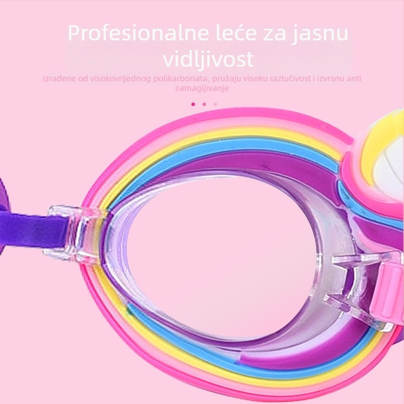 Dječje plivačke naočale - vodootporne, protiv magljenja, HD leće, za djecu od 3 godine