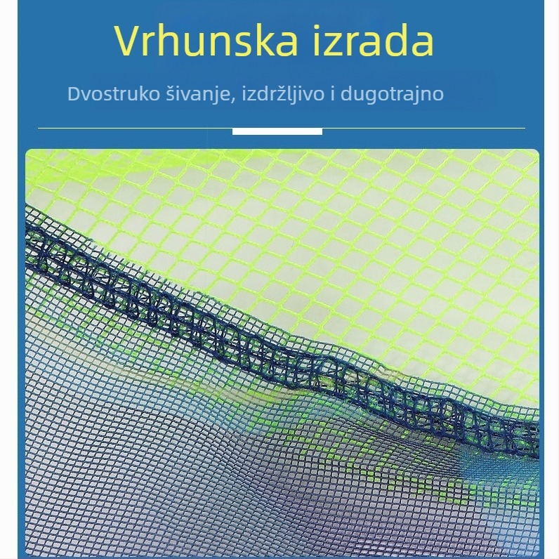 Aluminijska glava mreže za ribolov, šarena nano mreža, produbljena, lagana i brzo sušeća.