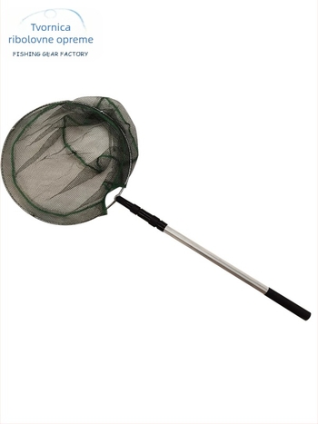 Aluminijski štap za mrežu sa čvrstom željeznom glavom – set za ribarske mreže
