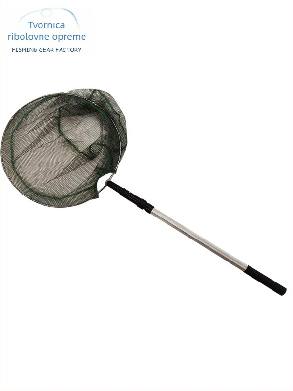 Aluminijski štap za mrežu sa čvrstom željeznom glavom – set za ribarske mreže