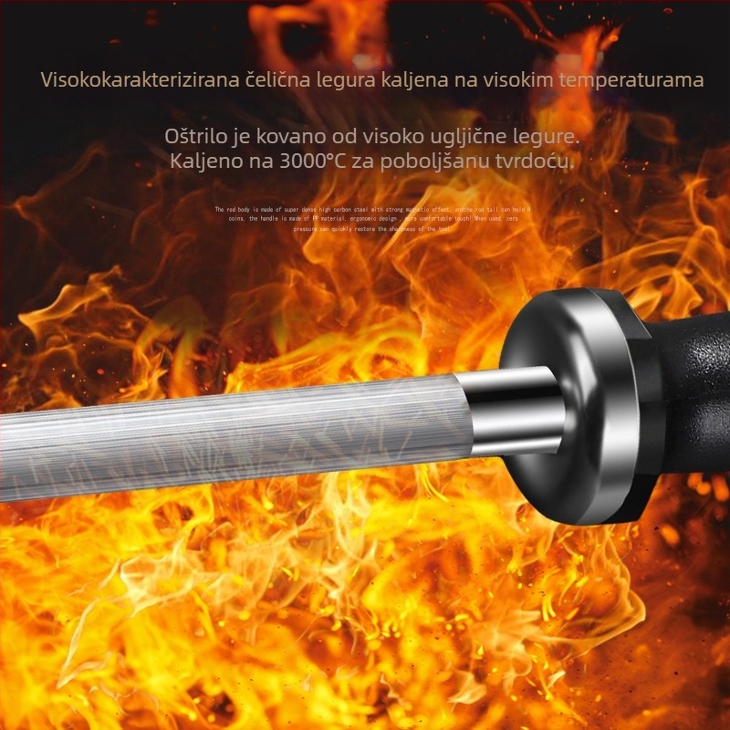 Dijamantna oštračka štapić za mesare – višenamjenski alat za oštrenje noževa, prilagođeni logotip, procesiranje po narudbi, izlazak 2024, podrijetlo Kina