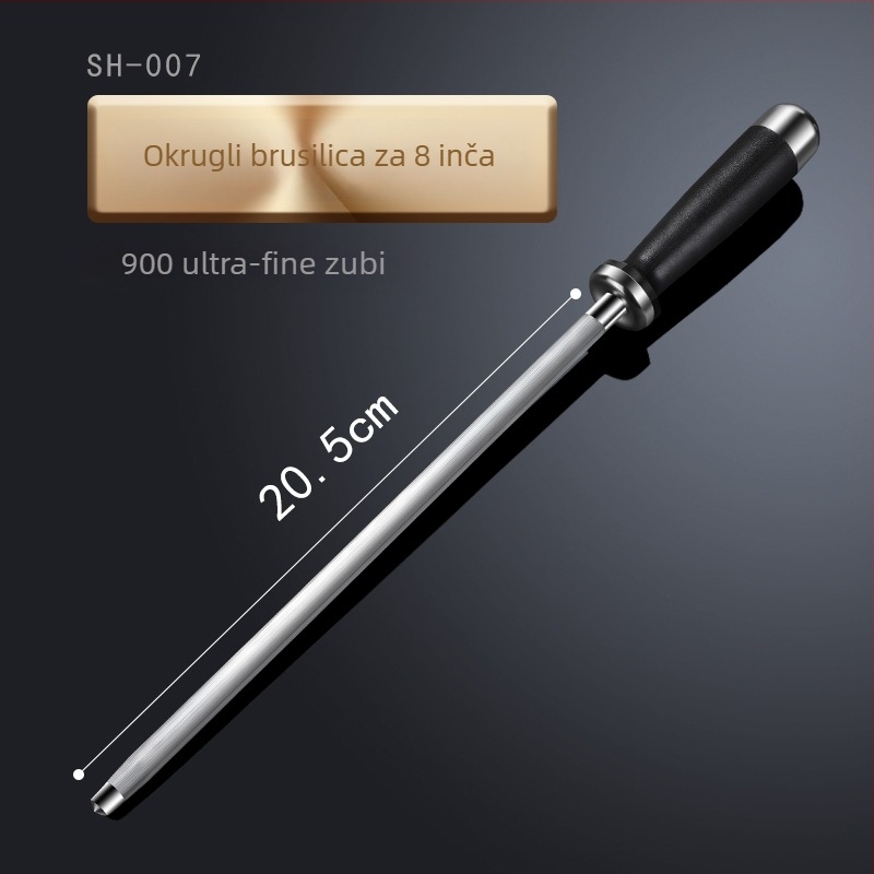 Dijamantna oštračka štapić za mesare – višenamjenski alat za oštrenje noževa, prilagođeni logotip, procesiranje po narudbi, izlazak 2024, podrijetlo Kina