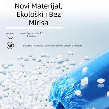 Jednokratne PE navlake za cipele, prašinu otporne i zaštitne, debele plastične navlake za stopala, univerzalna kompatibilnost