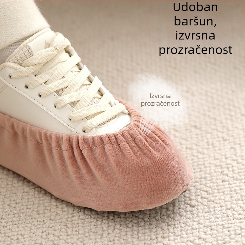 FaSoLa Velurove navlake za cipele, debeli – za unutarnje potrebe, protuklizne, otporno na habanje; Materijal: velur; Pakiranje: 200 kom.
