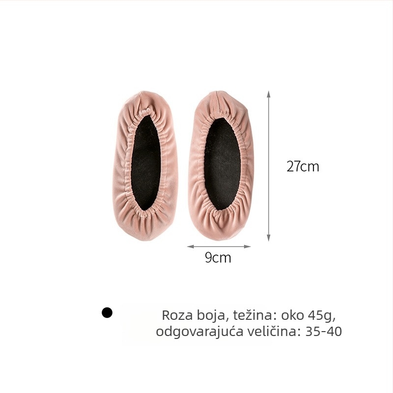 FaSoLa Velurove navlake za cipele, debeli – za unutarnje potrebe, protuklizne, otporno na habanje; Materijal: velur; Pakiranje: 200 kom.