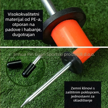 Nogometni trenažni pribor – PVC materijal, Crown marka, prilagodljiv, pogodan za nogomet
