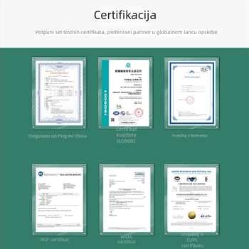 Tuš šip LY-MP-L, vanjska bakrena cijev s elektroplatom, moderan minimalistički stil