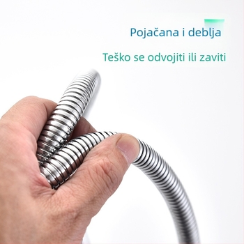 LF702 set tuš glave i cijevi (Model LF702; Materijal: čelik; Nazivni tlak: 1.0; Radna temperatura: 0–80; Marka: Lingfa)